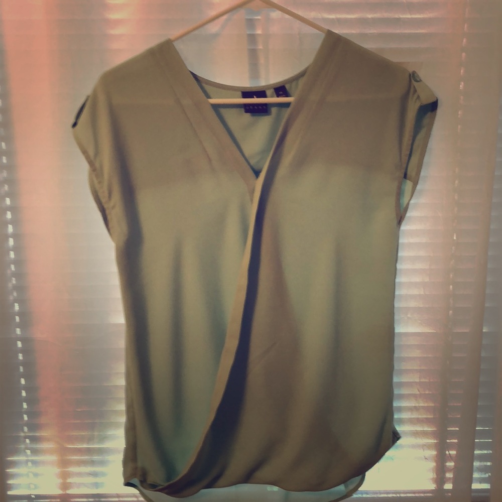 Mint green blouse